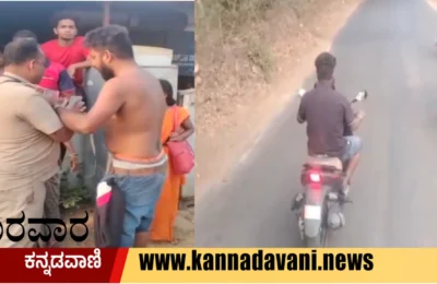 Drunk young man who blocked ksrtc bus and scolded the driver
