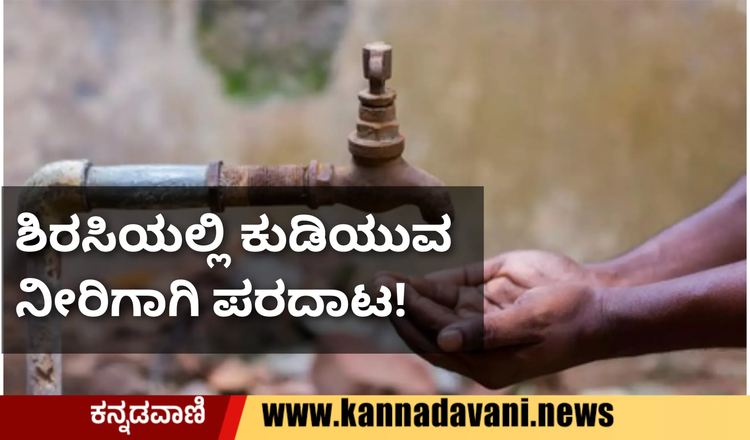 Sirsi news water crisis