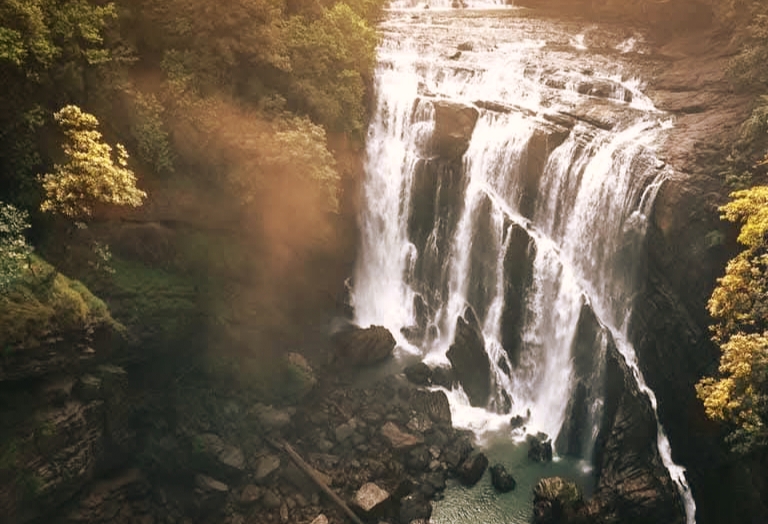 Uttara Kannada Sathodi falls tourism place