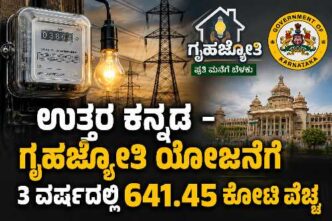 ಉತ್ತರ ಕನ್ನಡ ಜಿಲ್ಲೆಯಲ್ಲಿ ಗೃಹಜ್ಯೋತಿ ಯೋಜನೆಯಡಿ ಉಚಿತ ವಿದ್ಯುತ್ ಸೌಲಭ್ಯ ಮತ್ತು ಸರ್ಕಾರದ ವೆಚ್ಚ
