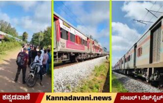 Shivamogga | ಹಳಿ ಮೇಲೆ ಮರ ಬಿದ್ದು ರೈಲು ಸಂಚಾರಕ್ಕೆ ಅಡ್ಡಿ: 3 ಗಂಟೆಗೂ ಹೆಚ್ಚು ಕಾಲ ಇಂಟರ್‌ಸಿಟಿ ರೈಲು ಮಾರ್ಗಮಧ್ಯೆ