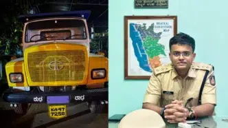 ಭಟ್ಕಳ ಎಎಸ್‌ಪಿ ರಾನು ಗುಪ್ತಾ ನೇತೃತ್ವದಲ್ಲಿ ಮಂಕಿ ಮತ್ತು ಮುರುಡೇಶ್ವರದಲ್ಲಿ ಅಕ್ರಮ ಮರಳು ಸಾಗಾಟ ಮಾಡುತ್ತಿದ್ದ ಆರು ಟಿಪ್ಪರ್ ಲಾರಿಗಳನ್ನು ಪೊಲೀಸರು ವಶಕ್ಕೆ ಪಡೆದಿರುವುದು.
