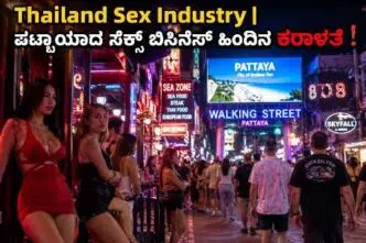 Pattaya Thailand sex industry and nightlife area showing Walking Street tourism and adult entertainment