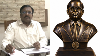 Dr BR Ambedkar statue related to the controversy over the Uttara Kannada health department circular